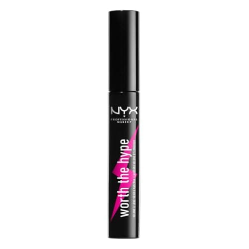 NYX Professional Makeup, Mascara Worth The Hype, Volume et Longueur, Brosse Conique, Formule Enrichie en Huile de Jojoba, Teinte : Black - Image 3