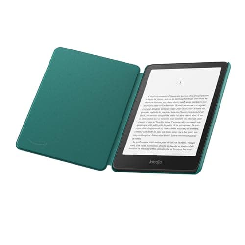 Kindle Paperwhite Signature Edition (version 2024) 32 GB sans publicité, une couverture en tissu Amazon et une station de chargement sans fil conçue pour Amazon - Image 5