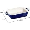 SCHOTEL RECHTH 14X11-0.4 L B AUW CERAMIC BY STAUB 40511-14 - Image 7