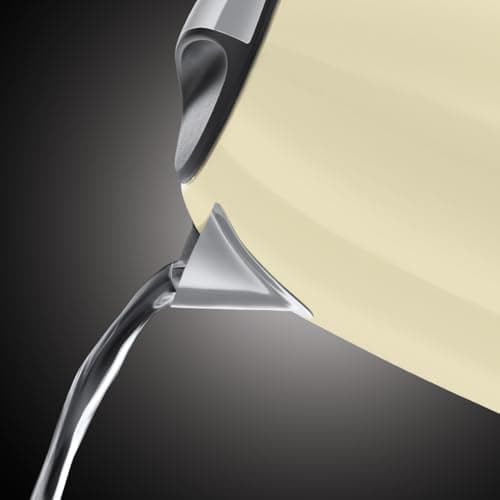 Russell Hobbs Colours Plus Cream Electric Kettle (1.7L, 2400W, Fast Boiling, Perfect Flow, Visible Water Level, Washable Anti-Limescale Filter) 20415-70 - Image 4