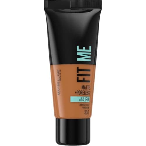 Maybelline New York - Fit Me Fluid Foundation - Matte & Poreless - Normal to oily skin - Shade : 350 Caramel - 30 ml - Image 2