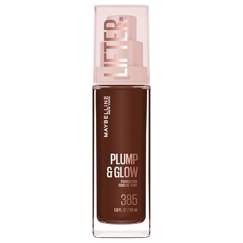 Maybelline New York Lifter Plump & Glow - Foundation - Plumps & Brightens Instantly - Even, Lifted & Radiant Finish - Shade 385-30 ml - Image 2