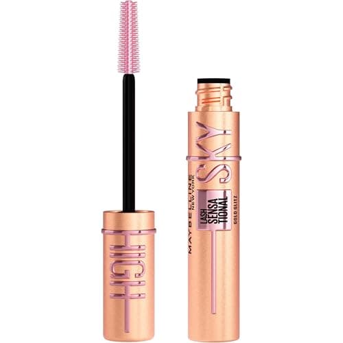 Maybelline New York - Mascara Pailleté Couleur Or - Volume & Longueur - Sky High - Teinte : Gold Glitz - 7,2 ml - Image 3