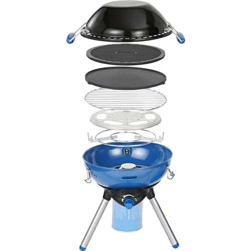 Campingaz Party Grill, Small BBQ for Camping, Festivals or Picnic, Camping BBQ with Flexible Cooking Options, Gas Stove with Non Stick Hob and Stand - Image 3