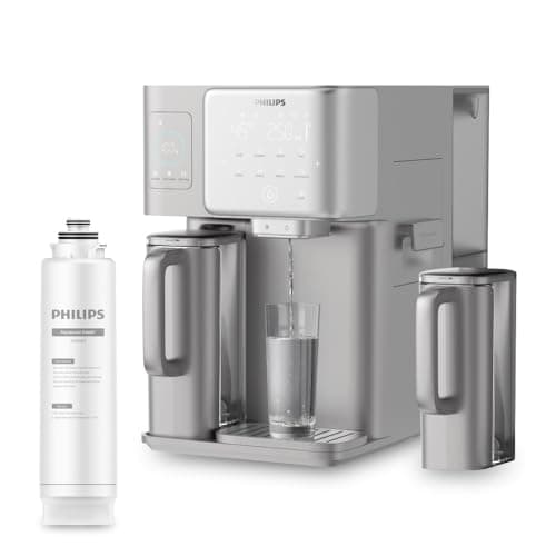 Philips Reverse Osmosis Water Station, Instant Hot & Cold Water, Built-in Ice Maker, UV-C, Remineralization, TDS Monitor, 6 Litre Tank, 1 Year Filter Life - Image 3