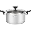 Tefal Emotion E3014604 Stewing Pot 24 cm, 5 L, Stainless Steel, 10 Year Warranty, Thick Base for Even Heat Distribution, Elegant Design, Sturdy Handles, Glass Lid, Induction - Image 4