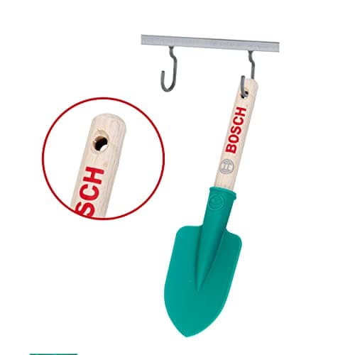 Theo Klein 2735 Bosch Hand Gardening Tool Set I Includes Spade, Rake, Shovel and Hoe I Anti-UV I Hanging Holes I Toy for Children from 3 Years Old - Image 4