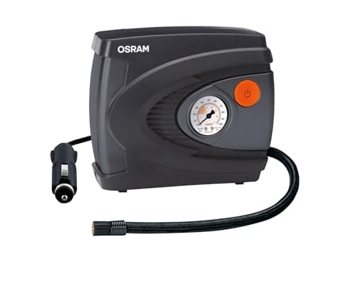 OSRAM Rapid Air Essential, Compact Analog Tyre Inflator, Inflates a Tire in 4.5 Minutes, OTI610, Powered by an Onboard 12V Plug, Black - Image 3