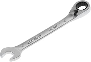 GEDORE Open-end wrench with ratchet, Reversible, Size 16 mm, Angled, 12-point, UD profile, Wrench, 7 UR 16