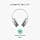 kwmobile Case Compatible with Apple AirPods Max Case - Soft Polyester Protective Cover for Headphones - with Sleep Mode - White - Image 4