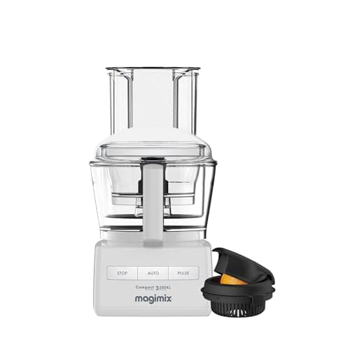 Magimix Multifunctional Kitchen Processor 3200 Bowl 2.6L Plus Citrus Press - Chopper, Blender - Professional Silent Motor - Made in France - White - Image 2