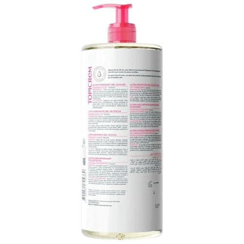 Topicrem - Ultra Moisturizing Shower Gel - Gently cleanses, protects and moisturizes the skin - Soap Free, Smooth Texture, Delicate Odour, Sensitive and Dry Skin, Made in France - 500ml - Image 4