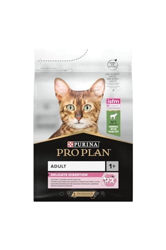 PURINA PRO PLAN | Adult DELICATE DIGESTION | Complete Food for Adult Cats | Promotes a Healthy Digestive System | Dry Food | Lamb | Bag | Pack of 4 x 3 kg - Image 4