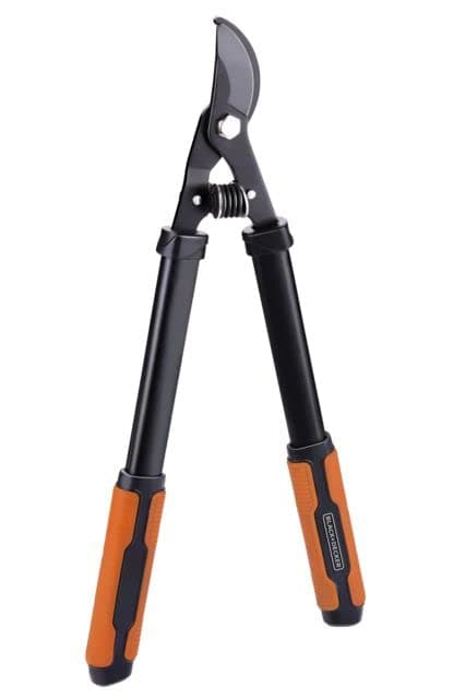 BLACK+DECKER 2 Piece Cutting Tools - 21" Branch Shears - 8" Garden Pruning Shears - Gardening Tools - Black/Orange - Image 3