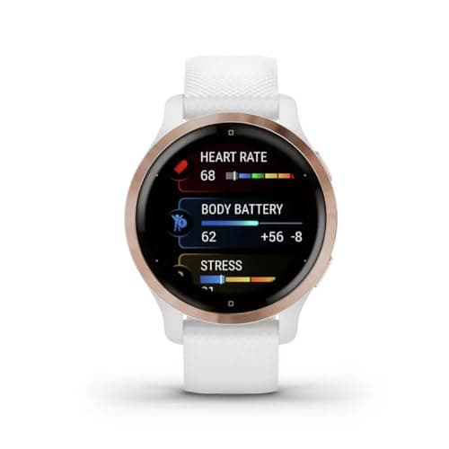 Garmin Venu 2S – schlanke GPS-Fitness-Smartwatch mit ultrascharfem 1.1 inch AMOLED-Touchdisplay, Gesundheitsfunktionen, über 25 vorinstallierten Sport-Apps, Music Pay - Image 3
