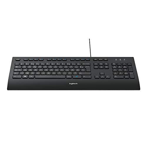Logitech K280e Pro Wired Business Keyboard for Windows/Linux/Chrome, USB Plug-and-Play, Discreet Typing, Standard Size, Splash-Resistant, French AZERTY – Black - Image 4