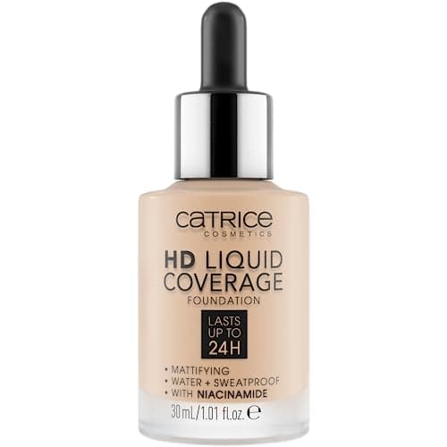 Catrice - HD Coverage Liquid Foundation - 10 Light Beige - Image 3