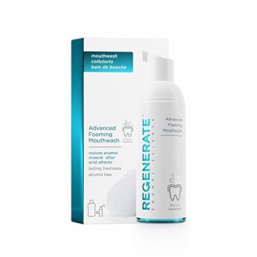 REGENERATE - Bain de Bouche Expert Antibactérien - Formule Moussante - Protège et aide à prévenir les caries pour des dents 3 fois plus fortes - Goût menthe fraîche - Cliniquement prouvé - 50ml - Image 3