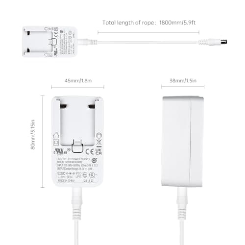 Power supply compatible with Philips Hue LightStrip V4 & Hue Play - Perfect replacement for lost or damaged power supply - Image 7