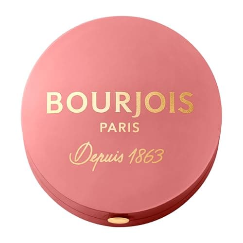 BOURJOIS - Boîte Ronde Blush 74 Rose Ambre - Piceau & Miroir Intégré - Technologie Fard Cuit - Texture Fine & Légère - Facile À Estomper - Parfum Gourmand - Image 3
