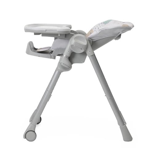 Chicco Polly Easy High Chair for 6-36 Months, Adjustable Height and Reclining Highchair, 4 Wheels, Compact Closure, Removable Tray and Adjustable Footrest, 6-36 M - Image 5