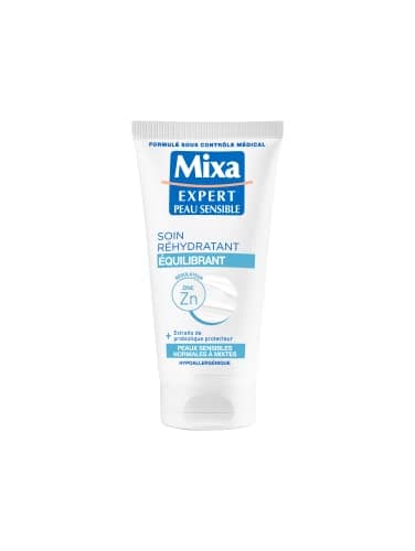 Mixa Expert Peau Sensible - Soin Réhydratant Equilibrant à l'Extrait d'Avoine + Cuivre Régulateur - 50 ml - Image 2