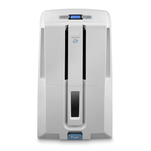 De’Longhi Tasciugo AriaDry - Déshumidificateur Portable pour la Maison, Élimination Humidité 30L/24h, Séchage, Anti-Moisissure, Pompe drainage 5m, Silencieux, Ecran LCD, Minuteur, Blanc (DD230P) - Image 2