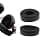 1 Paire Coussinets d'oreille Noir Remplacement en Mousse de Cuir Protéiné Compatible avec Sennheiser HD25 HD25-II HD25SP HD25SP-II Écouteurs - Image 4