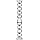Swarovski Sparkling Chain Bracelet, For Apple Watch 40mm & 41mm, Silver Tone, Stainless Steel - Image 2