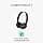 kwmobile 2 x Ear Pads Compatible with Sony MDR-ZX100/ZX110/ZX300/V150 - Foam Ear Pads for Headphones - Black - Image 3