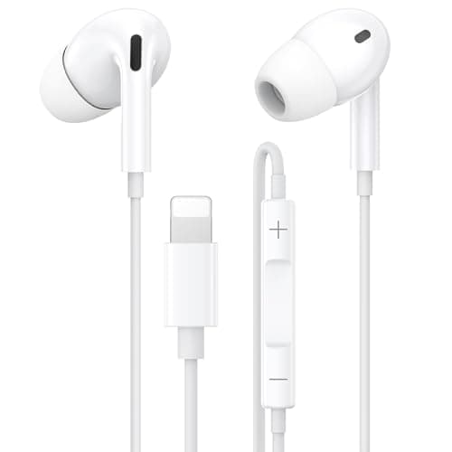 Wired Earphones for iPhone, [MFi Certified] HiFi Stereo Noise Cancelling Headphones, In-Ear Earbuds with Mic and Volume Control for iPhone 14/14 Pro/13/12/11/XR/XS/X/8/7/SE - Image 2