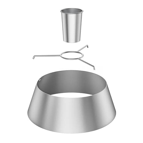 Onlyfire Charcoal Baskets with Stainless Steel Tumbler, Stainless Steel Basket Tank, Accessory for Weber Kettle Charcoal Barbeque 47, 57 and 67 cm - Image 7