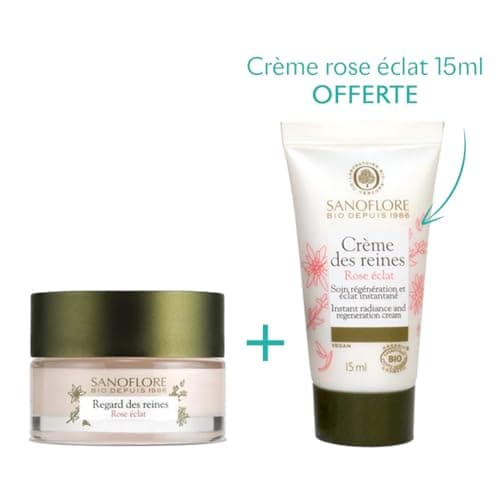 Coffret Sanoflore Soins Anti-Âge Bio – Crème Visage Anti-âge 15 ml + Crème Yeux Anti-rides 15 ml – Corrige les signes de l'âge – Soins Visage Éclat & Fermeté - Idée Cadeau Beauté Femme Noël 2025 - Image 4
