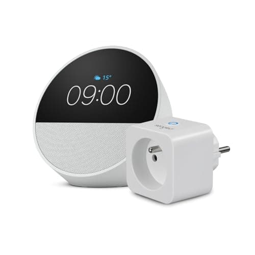 Echo Spot | Blanc + Sengled Smart Plug, Fonctionne avec Alexa - Kit de démarrage Maison connectée - Image 2