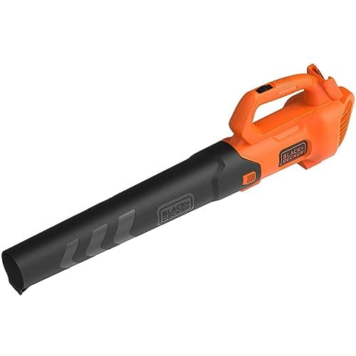 BLACK+DECKER BCBL200B-XJ Orange 18V Cordless Axial Blower with 2 Speeds and Integrated Scraper, Blower Speed 150 km/h, Without Battery, No Charger, BCBL200B-XJ Orange - Image 2