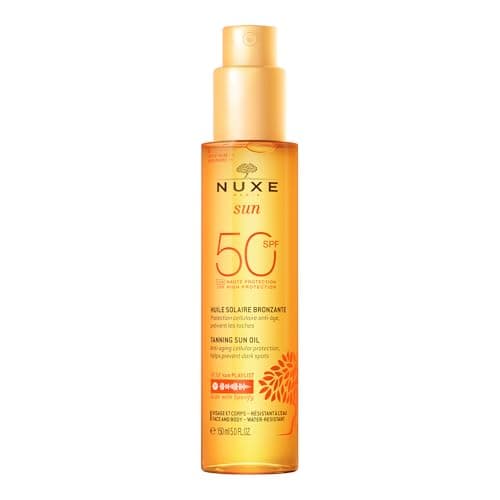Nuxe Sun SPF50 huile solaire bronzante visage et corps 150ml - Image 2