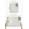 Joseph Joseph Extend Extendable Dish Drainer with Removable Cutlery Holder Swivel Draining Spout, Light Stone/Sage Green - Image 3