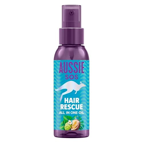 Aussie SOS Hair Rescue All-in-One Hair Oil 100ml For Detangling and Smoothing Hair, Helps Prevent Split Ends and Moisturizes for 100 Hours, Vegan Formula - Image 2