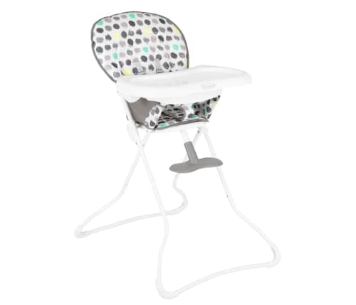 Graco Snack N' Stow High Chair with Compact Folding, Lightweight Weighing Only 5.4kg and Freestanding Folding, Splodge - Image 2