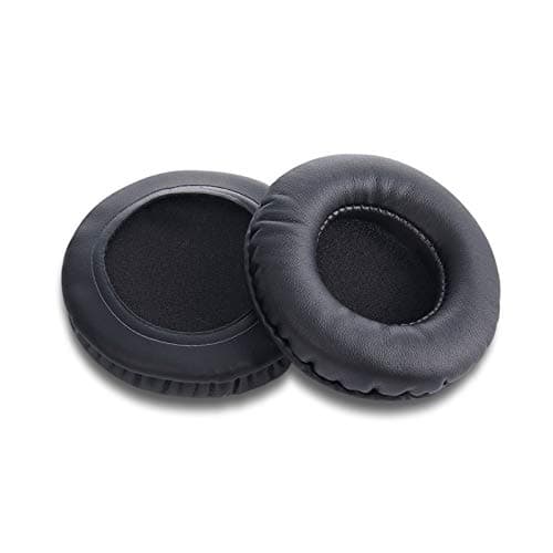 Yizhet 1 Pair 70mm Replacement Ear Pads Foam Ear Pads for Sony Philips JBL ATH (Diameter: 70mm, Black) - Image 3