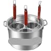 Stainless Steel Cooker Insert Set Stainless Steel Cooking Noodle Pot Large Soup Pot Bucket Food Drawer Dumpling Baking Tray Instant Pot Accessory - Image 2