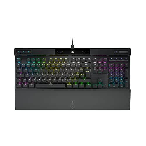 Corsair K70 RGB PRO Wired Mechanical Gaming Keyboard (CHERRY MX RGB Speed Switches, 8,000Hz Polling Rate, Dual Injection Pro PBT Keys, Soft Wrist Rest) AZERTY, FR - Black - Image 2