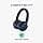 kwmobile 2 x Ear Pads Compatible with Sony WH-XB700 Foam Ear Pads for Headphones Dark Blue - Image 4