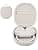 Carrying Case Compatible with Apple Airpods Max Earbuds, EVA Hard Case for Travel and Outdoor Earbuds Storage (Starlight) - Image 2