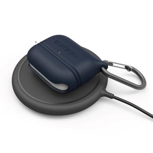 Catalyst AirPods Pro (1st & 2nd Gen) Waterproof Case Protective Silicone Wireless Charging Carabiner Shockproof Silicone Seal - Apple Accessories - Navy - Image 5