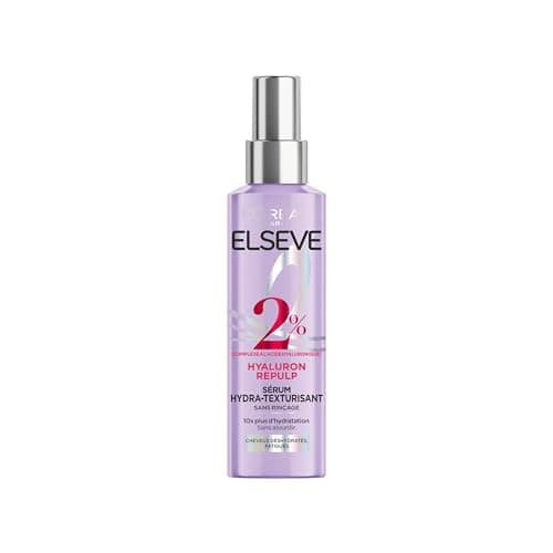 L'ORÉAL PARIS Hydra-Texturising Serum for Dehydrated and Tired Hair - 72H Hydration with Hyaluronic Acid - Elseve Hyaluron Repulp - 150 ml - Image 3