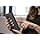 MyGadget Housse pour Amazon Kindle Paperwhite 11e Génération dès 2021 - Etui Nylon Poignée élastique - Flip Case Tissu - Cover Bleu Foncé - Image 8