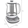 Tefal BJ551B10 Tastea Tea Maker, 8 Temperature Settings, 1.5L Capacity, Removable Stainless Steel Tea Basket, Keep Warm, Durable Glass Body, Grey/White - Image 6