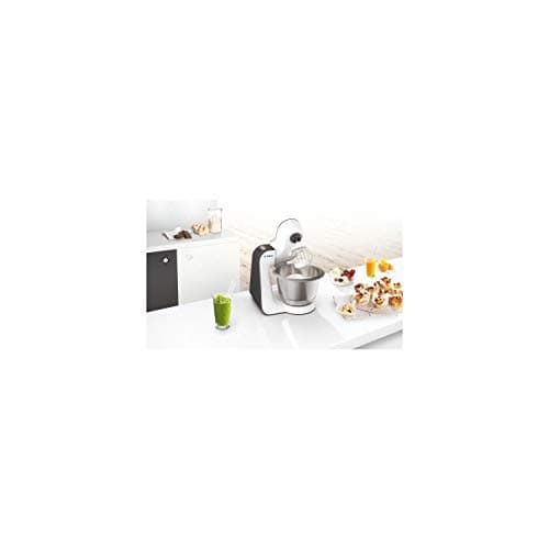 Bosch MUM50123 Compact & Versatile Food Processor, 800 W, 3.9 Liters, Including Pastry Kit, White/Charcoal Grey - Image 4