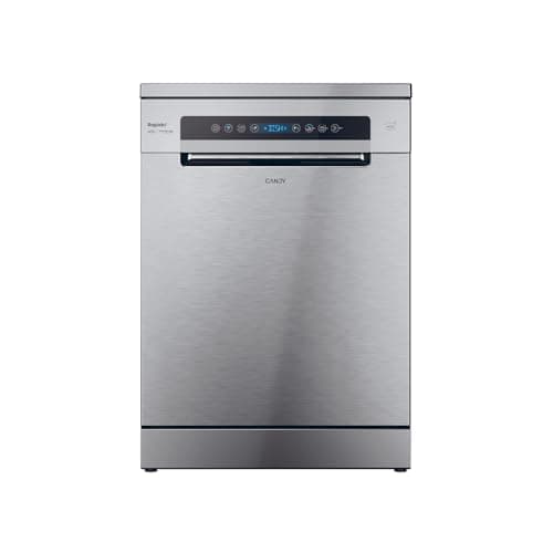 CANDY - Dishwasher - Free Standing - 14 Cutlery - Energy Class C - Maxi Bowl, Wash & Dry 35 min, Automatic Opening, Remote Control - Stainless Steel - 60 x 82 cm - Model CF 4C6F0X - Image 2